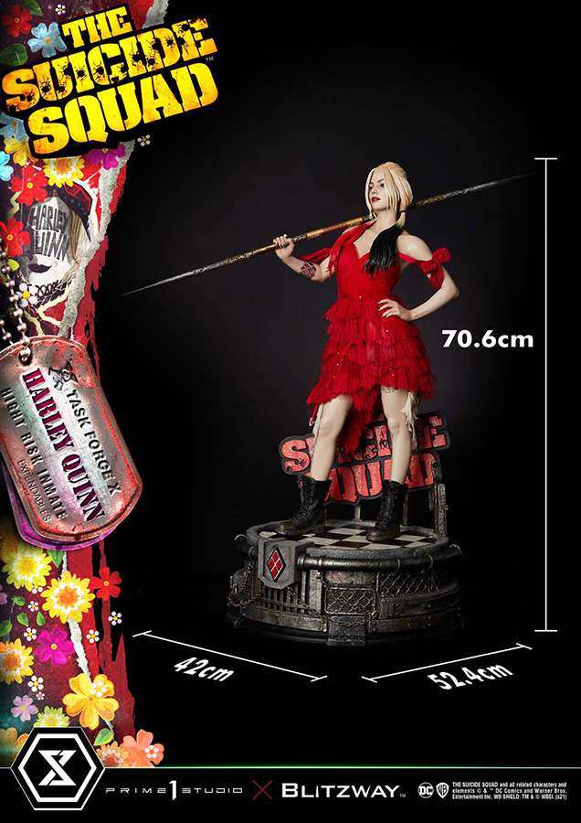 PRIME 1 SUICIDE SQUAD HARLEY QUINN BONUS VER ST STATUA 70 cm