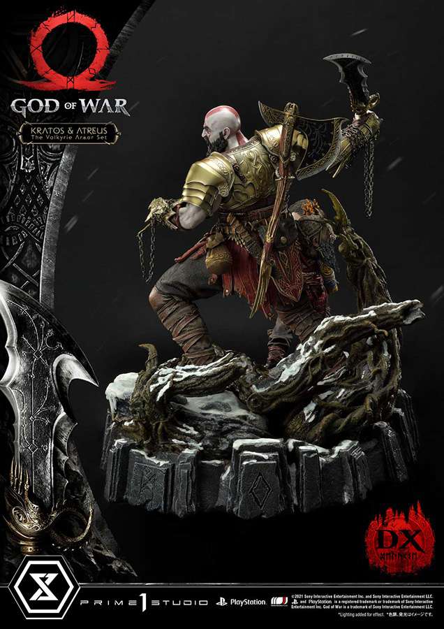 GOD OF WAR KRATOS & ATREUS VALKYRIE DLX