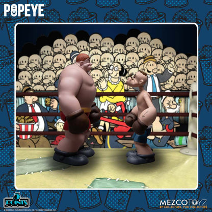 MEZCO TOYS 5 POINTS POPEYE & OXHEART BOX SET ACTION FIGURE 8 cm