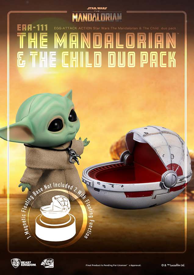 STAR WARS UOVA AA MANDALORIAN & THE BAMBINO DUO PK ACTION FIGURA BEAST KINGDOM