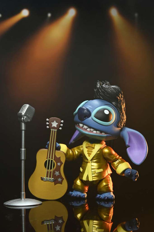 LILO & STITCH GOLD SUIT ELVIS STITCH AF ACTION FIGURA NECA