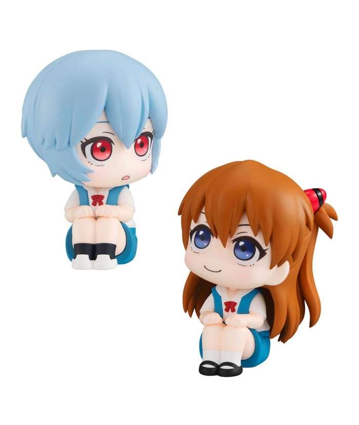 MEGAHOUSE REI & ASUKA - EVANGELION LOOKUP 3.0+1.0 + SET MINI FIGURA 11 cm