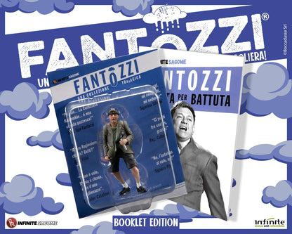 INFINITE STATUE FANTOZZI FANTOZZI ALLA BERSAGLIERA BOOKLET EDITION INFINITE SAGOME MINI FIGURA 10 cm