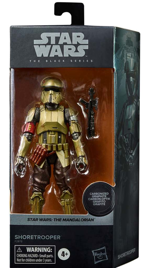 STAR WARS THE MANDALORIAN BLACK SERIES CARBONIZED ACTION FIGURA 2021 SHORETROOPER 15 CM HASBRO