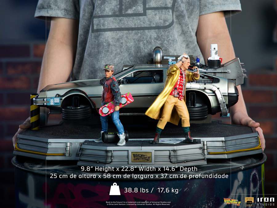 BTTF 2 DELOREAN FULL DLX SET 1/10 ART ST