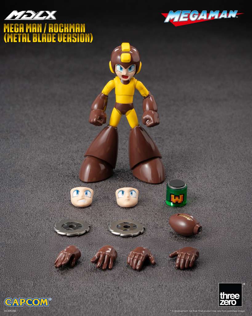 THREEA TOYS/THREEZERO MEGA MAN METAL BLADE VERSION MDLX ACTION FIGURE 10 cm