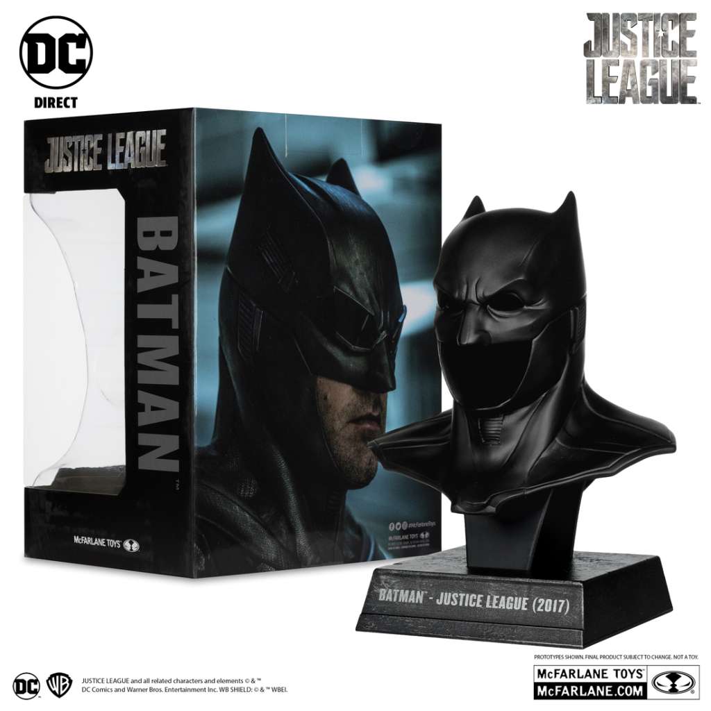 DC BATMAN 1:3 COWL PROP REPLICA JL TACT