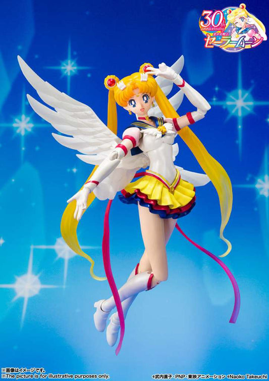 SAILOR MOON S.H. FIGUARTS ACTION FIGURE ETERNAL SAILOR MOON 13 CM BANDAI