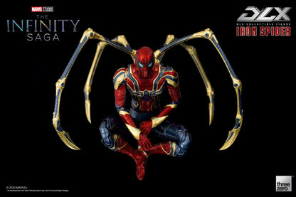 THREEA TOYS/THREEZERO INFINITY SAGA IRON SPIDER DLX AF ACTION FIGURE 16.50 cm