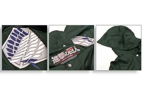 AOT OFFICIAL GREEN CAPE IN POLYBAG