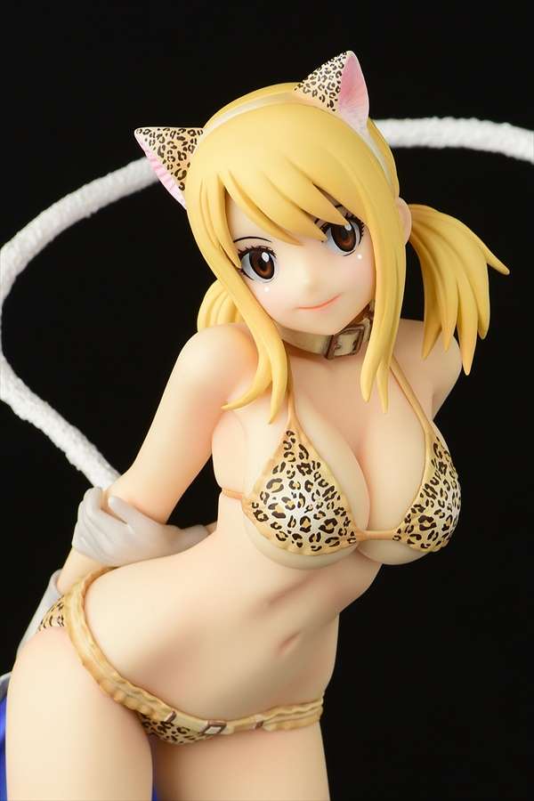 ORCATOYS - DC FAIRY TAIL LUCY HEARTFILIA LEOPARAT ST STATUA 24 cm