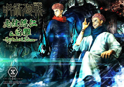 PRIME 1 YUJI & SUKUNA - JUJUTSU KAISEN E SET STATUA 38 cm