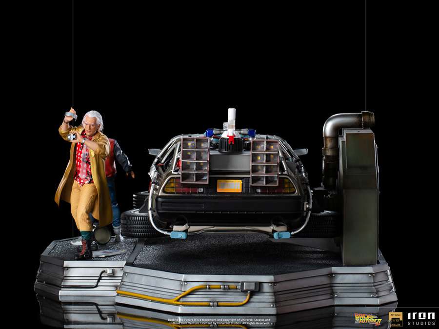 BTTF 2 DELOREAN FULL DLX SET 1/10 ART ST