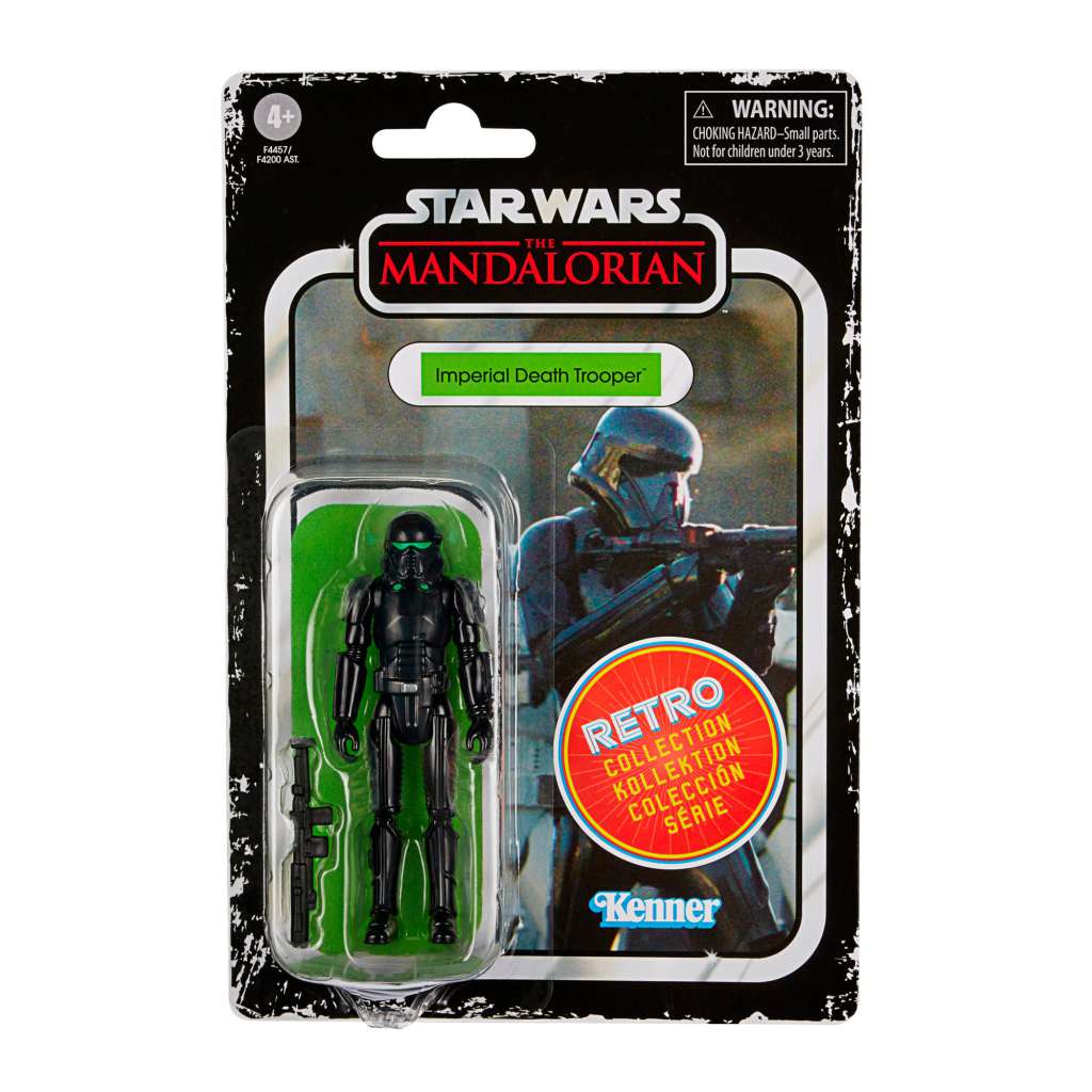 STAR WARS THE MANDALORIAN RETRO COLLECTION ACTION FIGURA 2022 IMPERIAL DEATH TROOPER 10 CM HASBRO