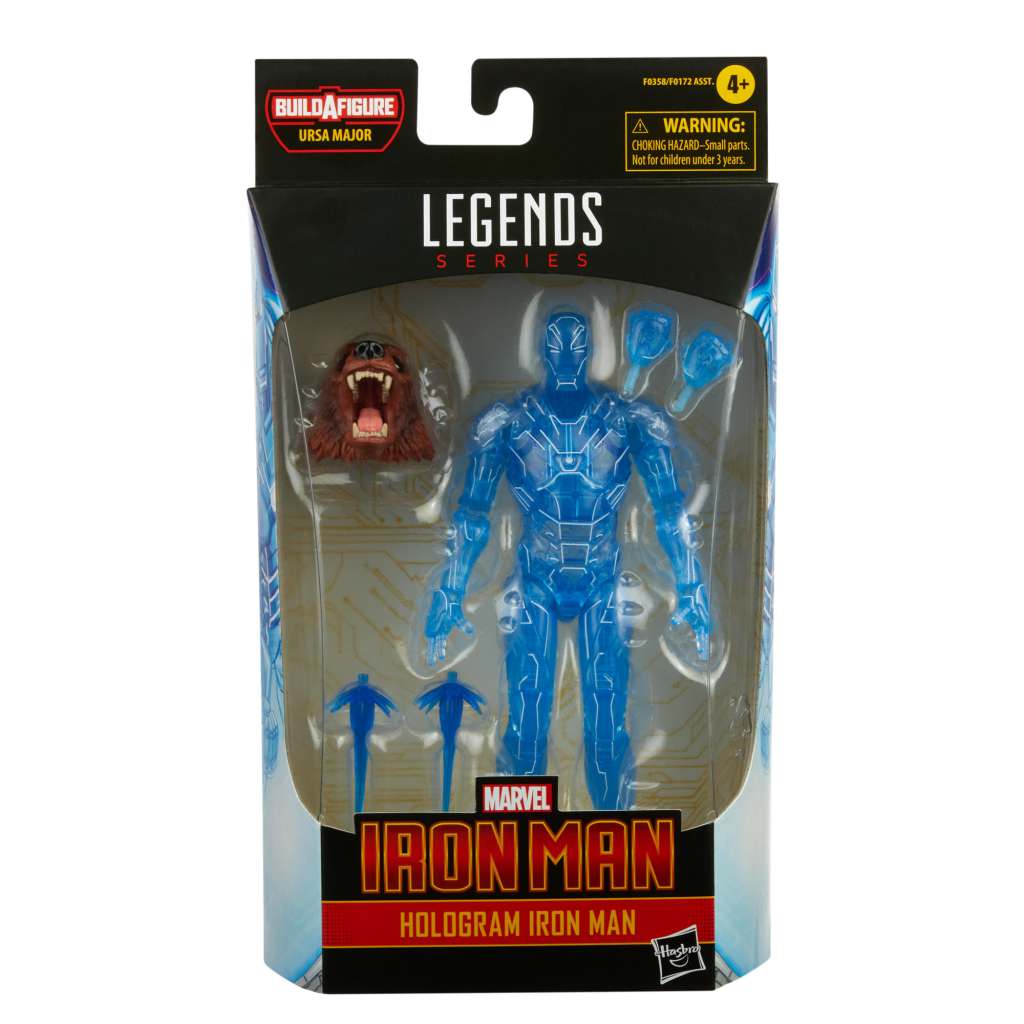 HASBRO IRON MAN - MARVEL LEGENDS HOLOGRAM AF ACTION FIGURE