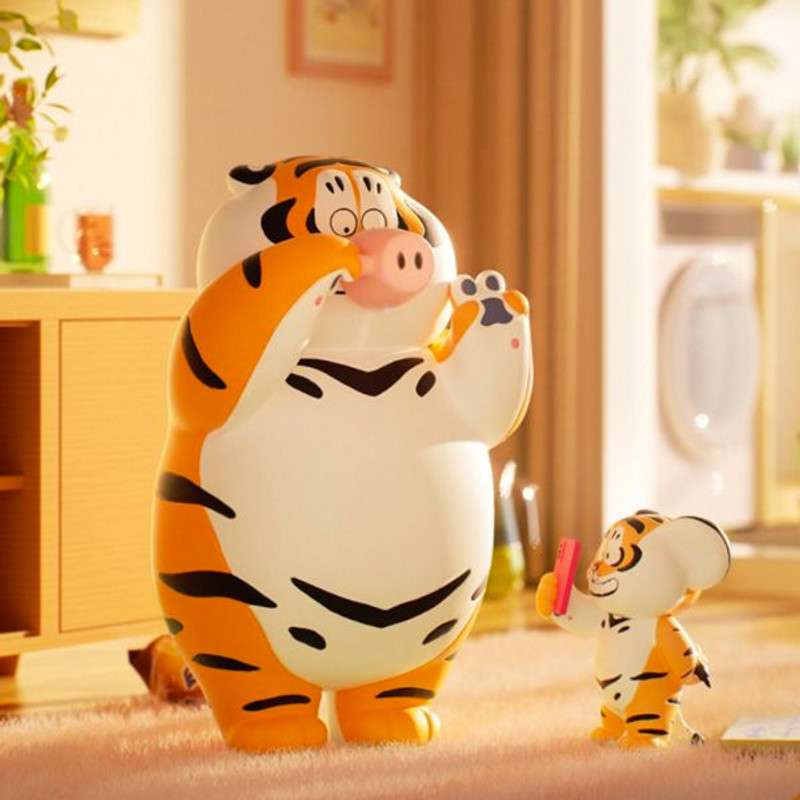 FUNISM ALEXANDER TIGER ROARING LOVE BLIND BOX DISPLAY (8) MINI FIGURA 8 cm
