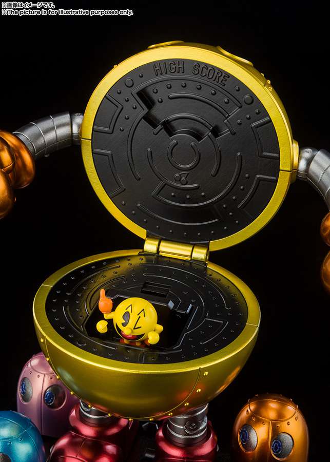 BANDAI PAC-MAN CHOGOKIN ACTION FIGURE 10 cm