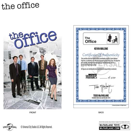 MOVIE MANIACS OFFICE KEVIN MALONE FIGURE