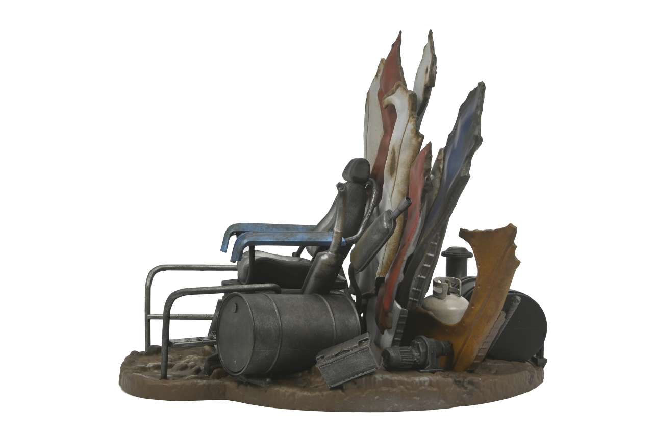 TMNT 2 SEC OOZE SHREDDER THRONE DIORAMA