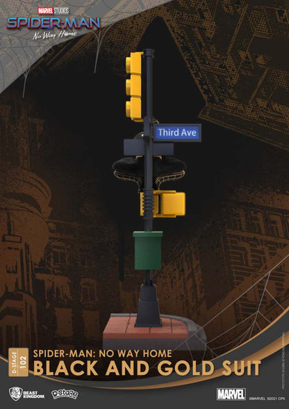 D-STAGE SPIDER-MAN NWH BLACK/GOLD SUIT