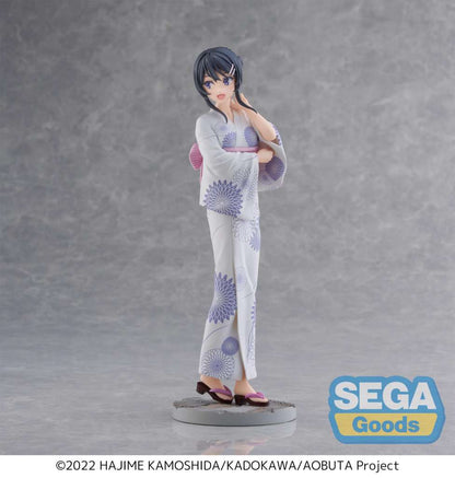 RASCAL DOES NOT DREAM OF BUNNY GIRL SENPAI LUMINASTA PVC STATUA MAI SAKURAJIMA YUKATA 22 CM SEGA