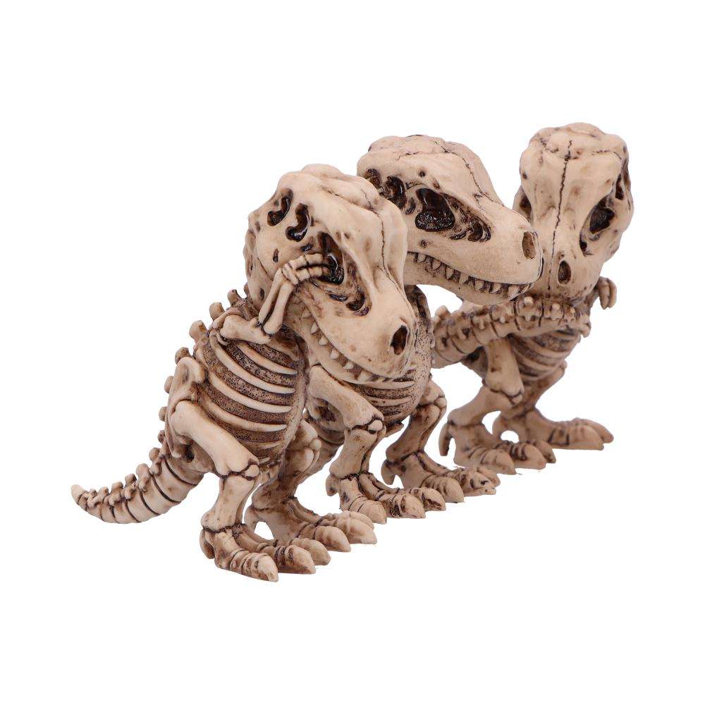 THREE WISE TYRANNOSAURUS REX SKELETONS