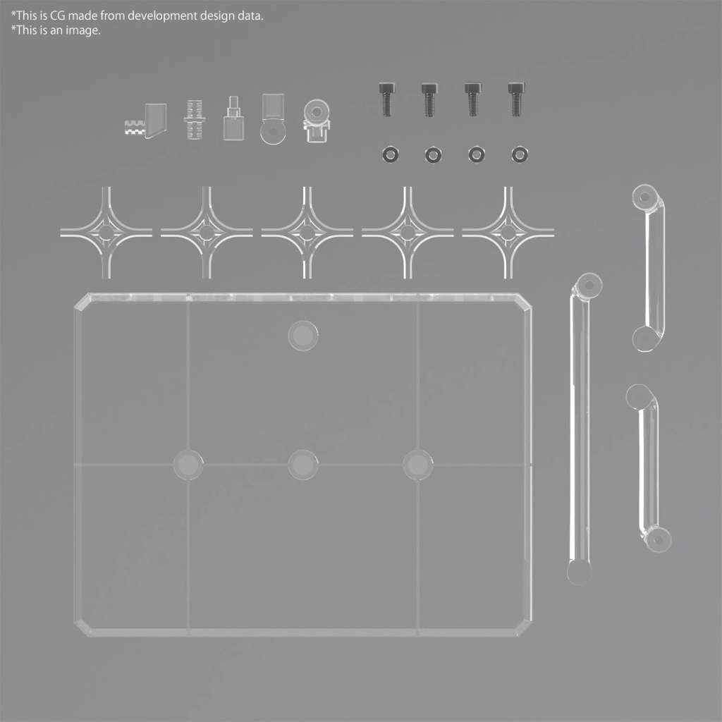 ACTION BASE 8 CLEAR COLOR Model Kit Bandai Model Kit Gunpla