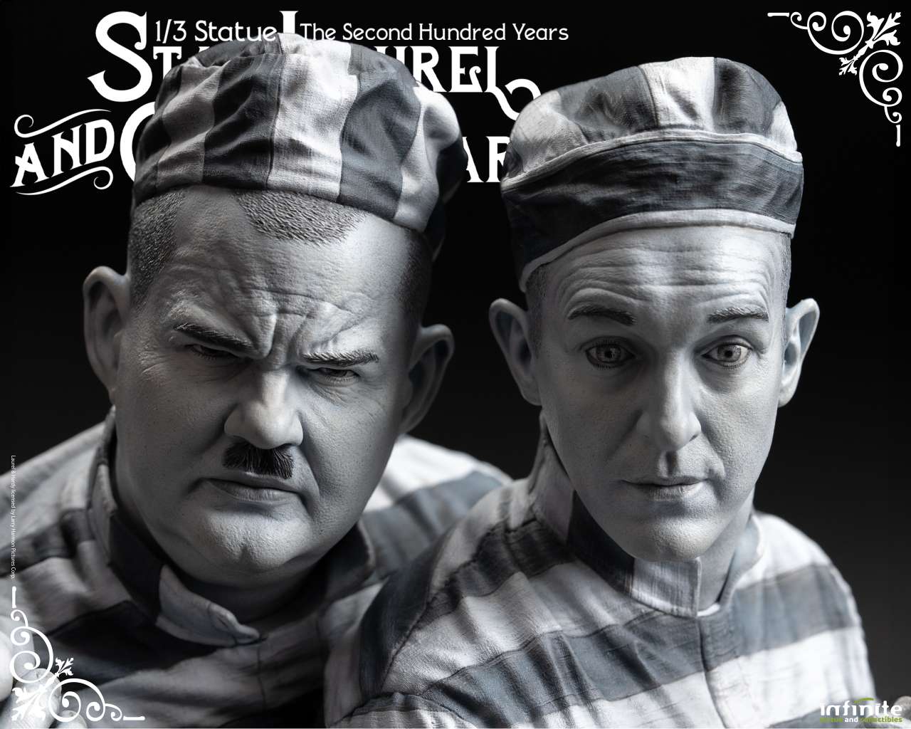 INFINITE STATUE STAN LAUREL & OLIVER HARDY 1/3 STATUA 29 cm