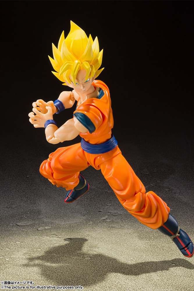Dragon Ball Z S.h. Figuarts Figure Goku Super Saiyan Full Power 14 Cm Bandai