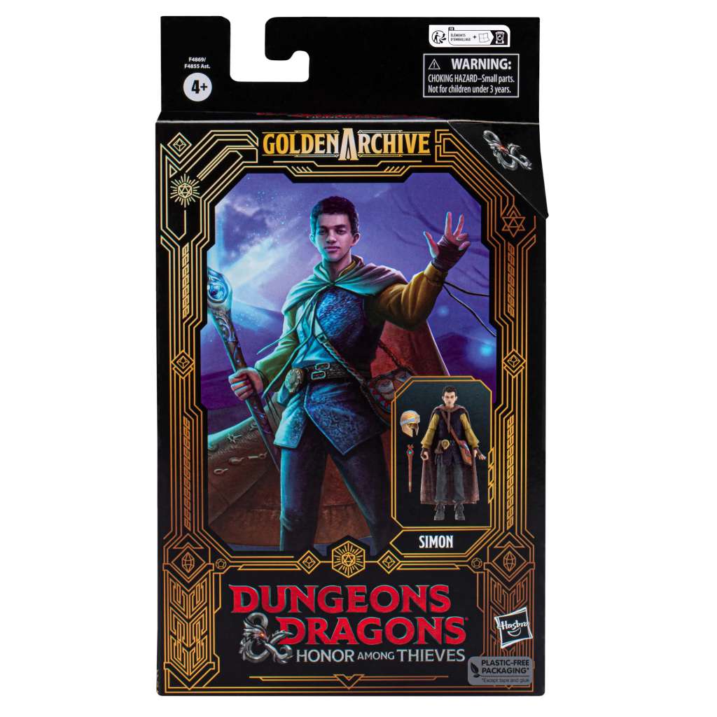 HASBRO DUNGEONS & DRAGONS GA HAT SIMON AF ACTION FIGURE