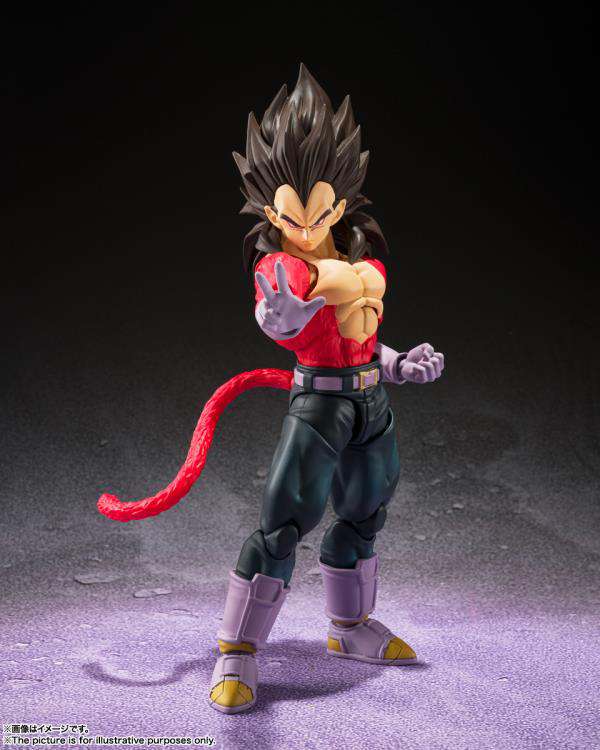 Dragon Ball Gt S.h. Figuarts Action Figura Super Saiyan 4 Vegeta 13 Cm Bandai Tamashii Nations