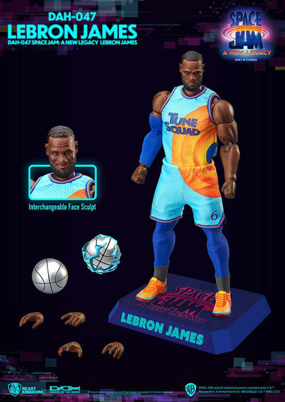 BEAST KINGDOM SPACE JAM 2 LEBRON JAMES DAH ACTION FIGURE 20 cm