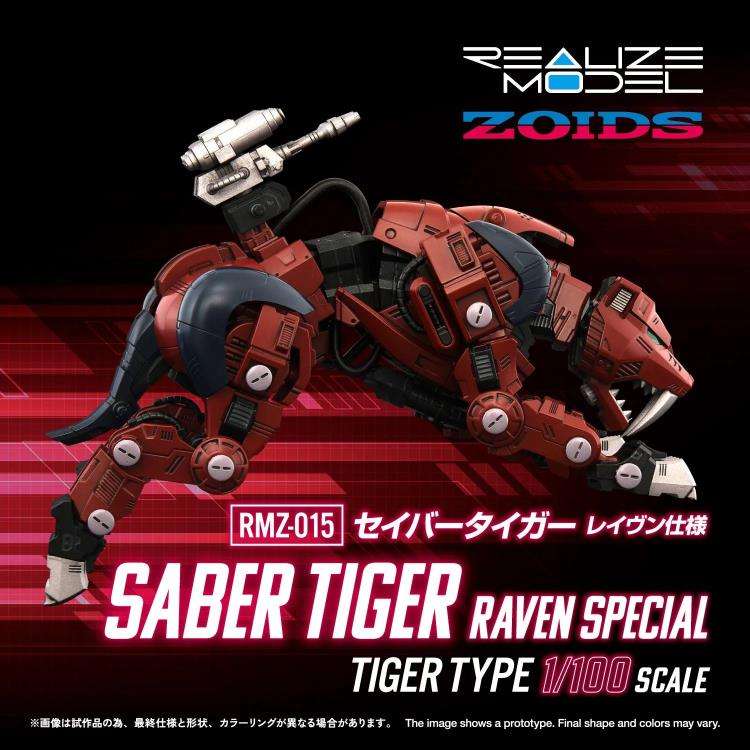 ZOIDS RMZ-015 SABER TIGER RAVEN SP MKIT