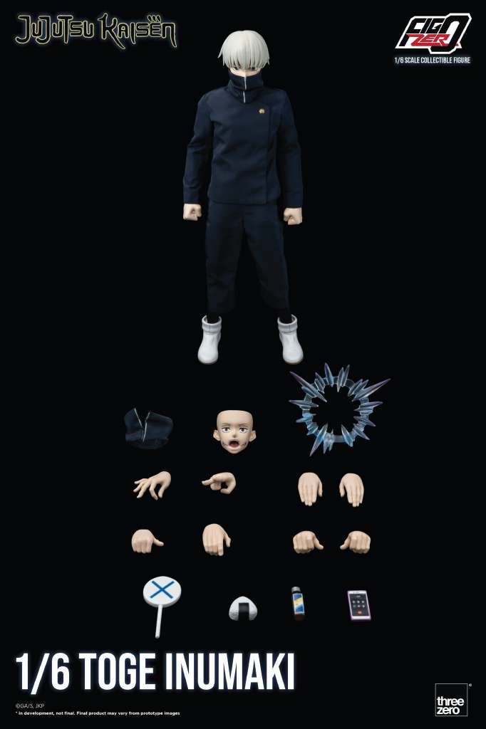 THREEA TOYS/THREEZERO MAKI & TOGE - JUJUTSU KAISEN INU AF 1/6 ACTION FIGURE 30 cm