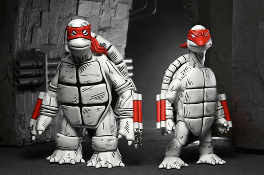 TMNT MIRAGE B&W FIRST TURTLES 2PACK AF
