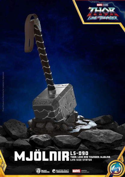 BEAST KINGDOM THOR LOVE'N'THUNDER MJOLNIR 1/1 REPLICA 53 cm