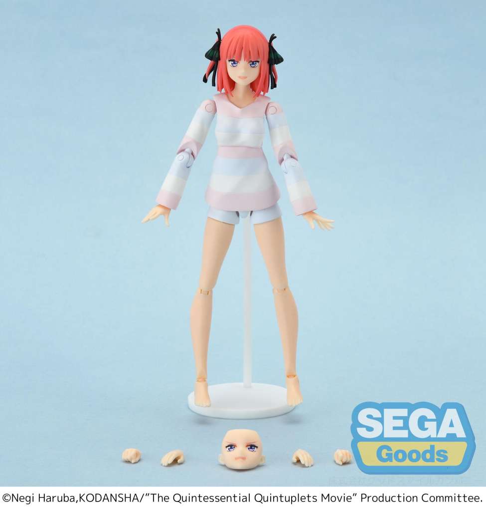 SEGA QUINTESSENTIAL QUINTUP NINO MOVINGOOD AF ACTION FIGURE 15 cm
