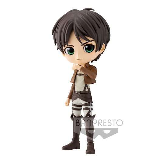 Attack On Titan Eren Yeager Ver.b Q Posket Figura 14cm Banpresto