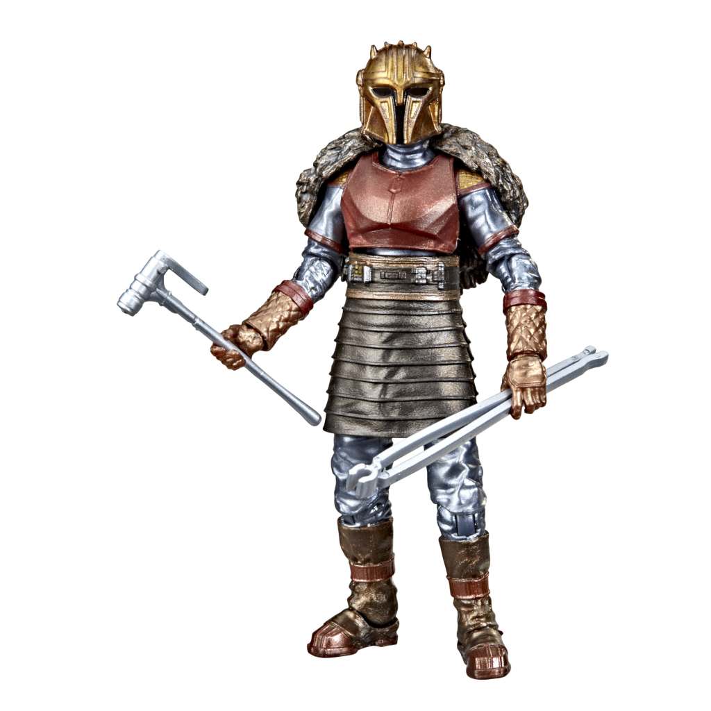 STAR WARS THE MANDALORIAN VINTAGE COLLECTION CARBONIZED ACTION FIGURA 2021 THE ARMORER 10 CM HASBRO