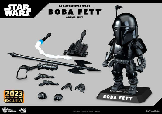 STAR WARS UOVA ATTACK STATUA BOBA FETT ARENA SUIT 17 CM BEAST KINGDOM TOYS