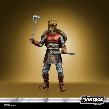 STAR WARS THE MANDALORIAN VINTAGE COLLECTION CARBONIZED ACTION FIGURA 2021 THE ARMORER 10 CM HASBRO
