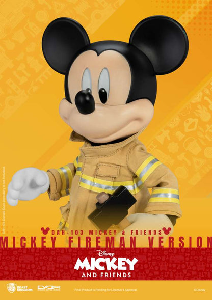 BEAST KINGDOM MICKEY FRIEND FIREMAN VERSION STATUA 16 cm