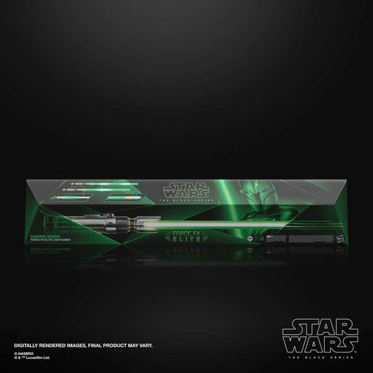STAR WARS: AHSOKA BLACK SERIES REPLICA FORCE FX ELITE LIGHTSABER SABINE WREN HASBRO