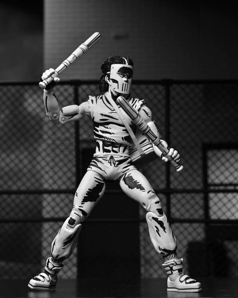 TMNT MIRAGE COMICS CASEY JONES B&W ACTION FIGURE