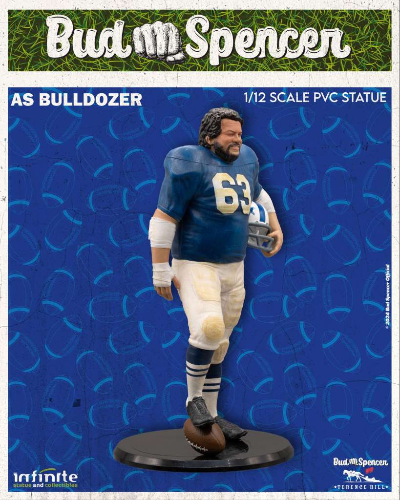 INFINITE STATUE BUD SPENCER AS BULLDOZER PVC 1/12 STATUA 16 cm