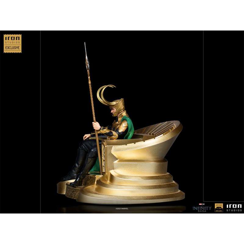 IRON STUDIOS LOKI INFINITY SAGA DLX ART SCALE 1/10 STATUA 28 cm