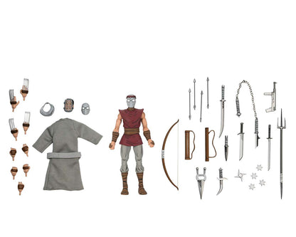 TARTARUGHE NINJA (MIRAGE COMICS) ACTION FIGURA FOOT NINJA CLASSIC COLORS 18 CM NECA