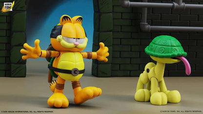 GARFIELD X TMNT GARFELLO + SIDEKICK 2PK