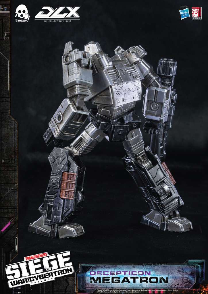 THREEA TOYS/THREEZERO TRANSFOEMERS WAR CYBERTRON TRILOGY DLX MEGATRON AF ACTION FIGURE 25 cm