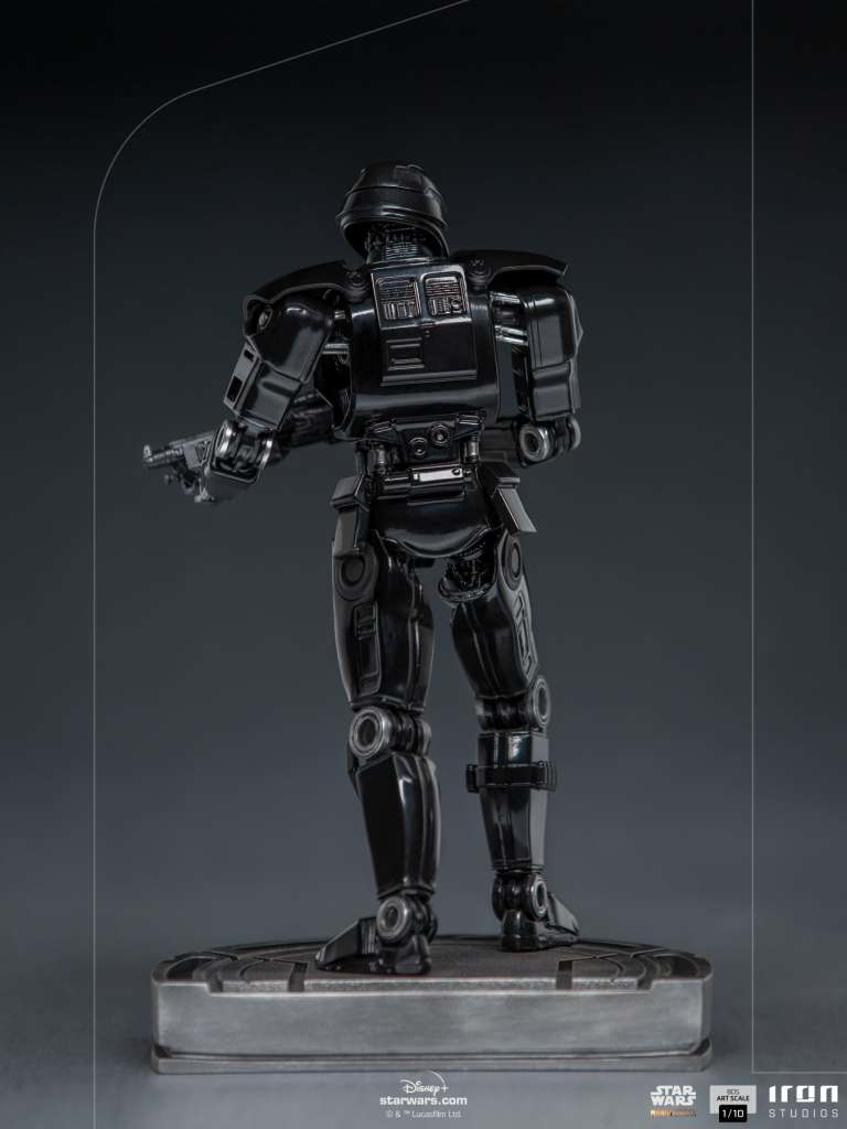 IRON STUDIOS MANDALORIAN DARK TROOPER 1/10 STATUA 24 cm